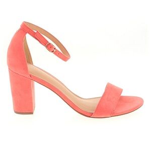 Kelly & Katie Hailee Women's Sandal Coral Size 7.5 Block Heel Casual